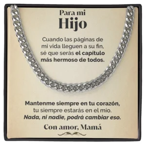 collar cubana- Para Mi Hijo