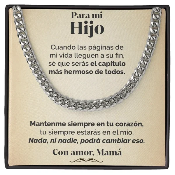 collar cubana- Para Mi Hijo