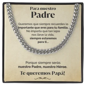 Collar de cubana – Para Nuestro Padre – Te queremos