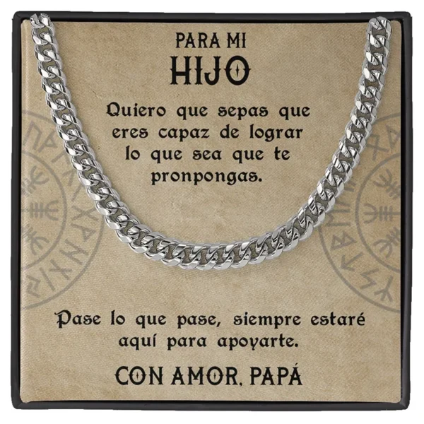 collar cubana - para Mi Hijo - Papa