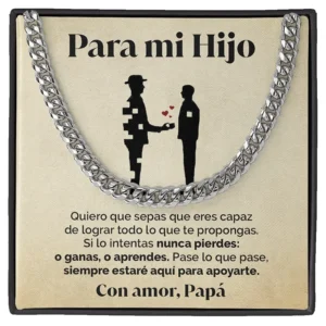 collar cubana – para Mi Hijo