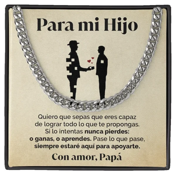 collar cubana - para Mi Hijo