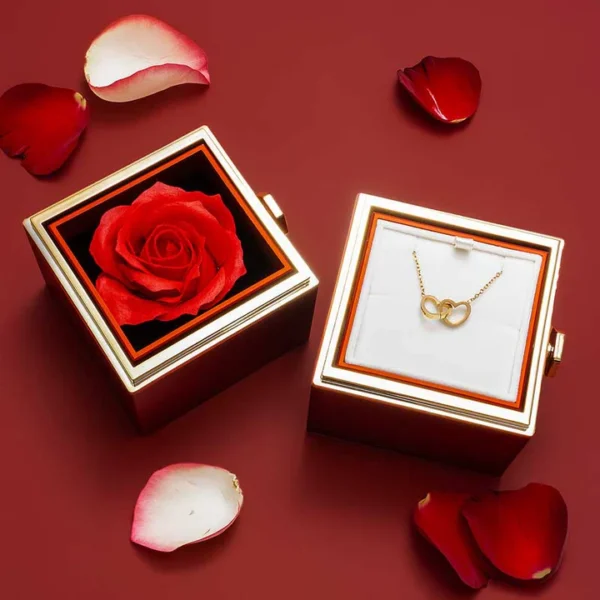 Estuche Rosa Eterna, Corazones en Dueto - Image 6