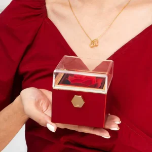 Estuche Rosa Eterna, Corazones en Dueto